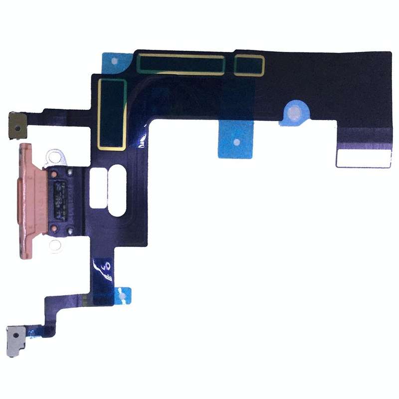 Charging Port Flex Cable for iPhone XR(Pink)