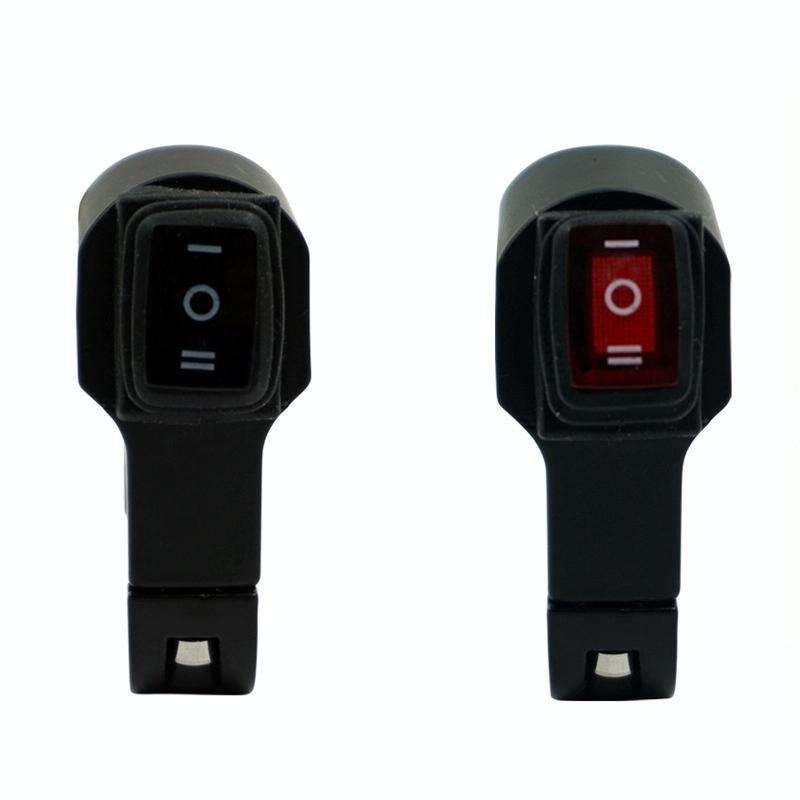 Motorcycle Modification Aluminum Alloy Waterproof Retro Switch Headlight Shot Light Discharge Swi...