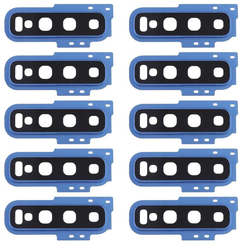 For Galaxy S10 10pcs Camera Lens Cover (Blue)