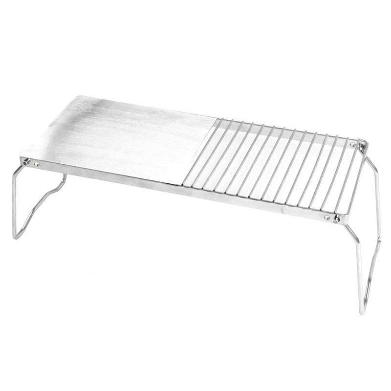 Outdoor Camping Convenient Folding Stainless Steel Barbecue Stand