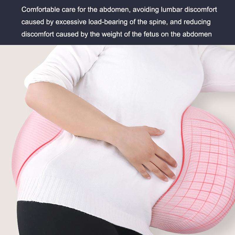 Pregnant Waist Support Cotton Pillow Side Sleepers Cushion Removable and Washable Abdomen Pillow(...