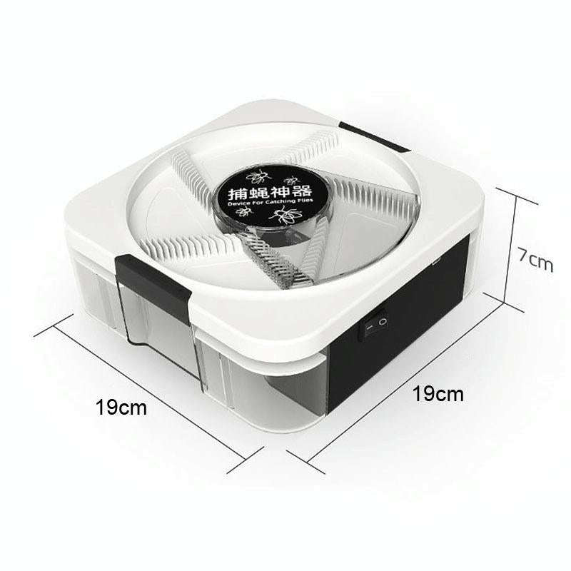 BYQ-001 Household Automatic Rotary Fly Trap Silent Fly Cage(USB Direct Plug)