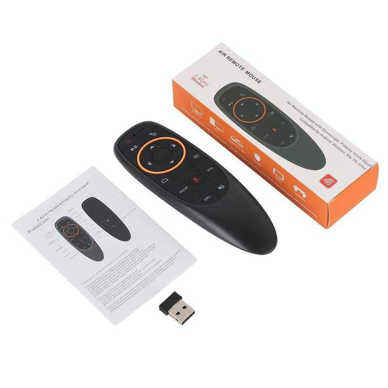 Intelligent Voice Remote Control With Learning Function, Style: G10S Pro BT Dual Mode