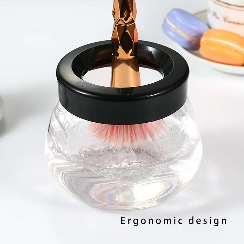 Electric Scrubber Make-Up Brush Cleaning Machine Automatic Dryer USB Rechargeable Make-Up Brush C...