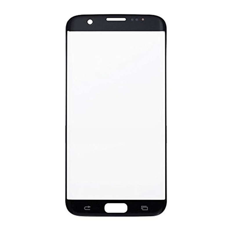 For Galaxy S7 Edge / G935 Front Screen Outer Glass Lens (Silver)