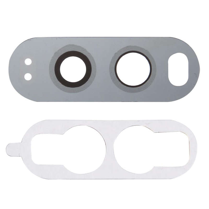10 PCS Back Camera Lens with Adhesive for LG V20(Black)