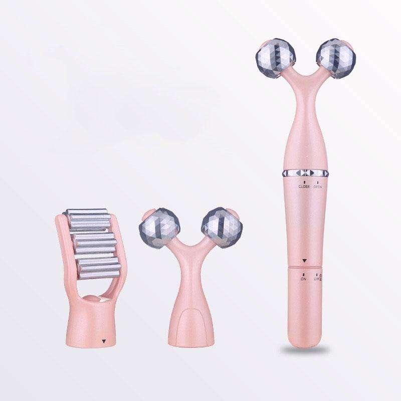 3 In 1 Portable Electric Eye Massager Double Chin Face Lift Body Neck Massage Roller 3D Facial Ma...