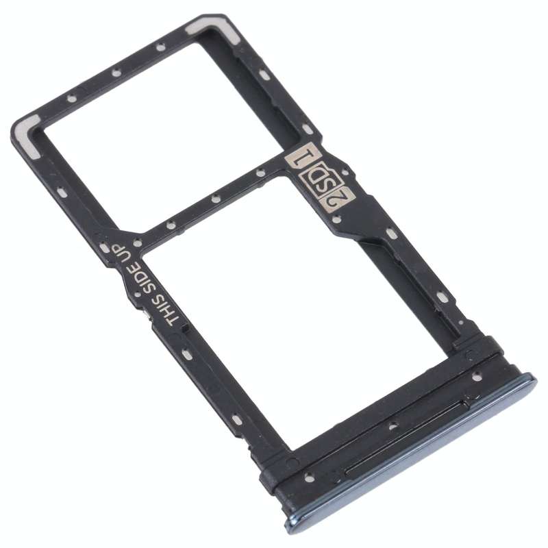 For Motorola Moto G52 SIM Card Tray + SIM / Micro SD Card Tray (Black)