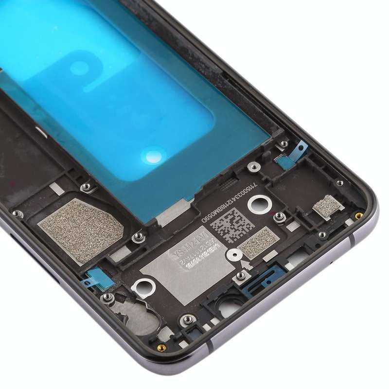 For Galaxy A6s  Middle Frame Bezel Plate (Black)
