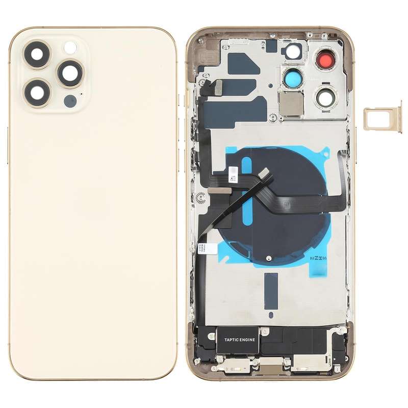 Battery Back Cover Assembly (with Side Keys & Speaker Ringer Buzzer & Motor & Camera Lens & Card ...