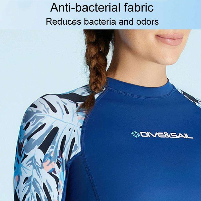 DIVE & SAIL Ladies Quick-Drying Sun Protection One-Piece Wetsuit Swimming And Surfing Snorkeling ...