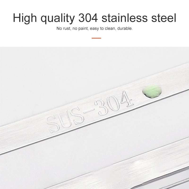 304 Stainless Steel Wall-mounted Kitchen Rack Hanging Seasoning Holder