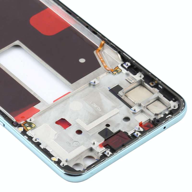 For OPPO Reno4 5G PDPM00, PDPT00, CPH2091 Front Housing LCD Frame Bezel Plate (Baby Blue)