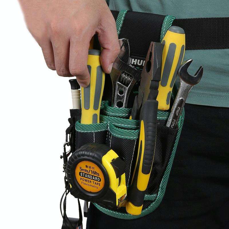 WINHUNT Multifunctional Canvas Electrician Tool Durable Storage Bag, Series: WH142