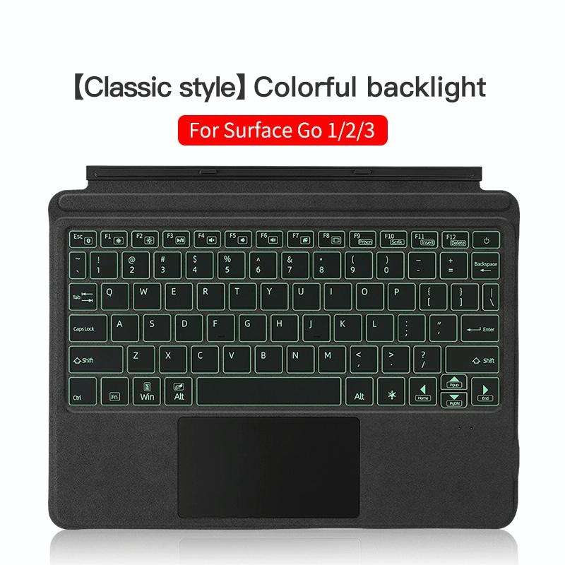 For Microsoft Surface Go1 / 2 / 3 Magnetic Bluetooth Keyboard with backlight