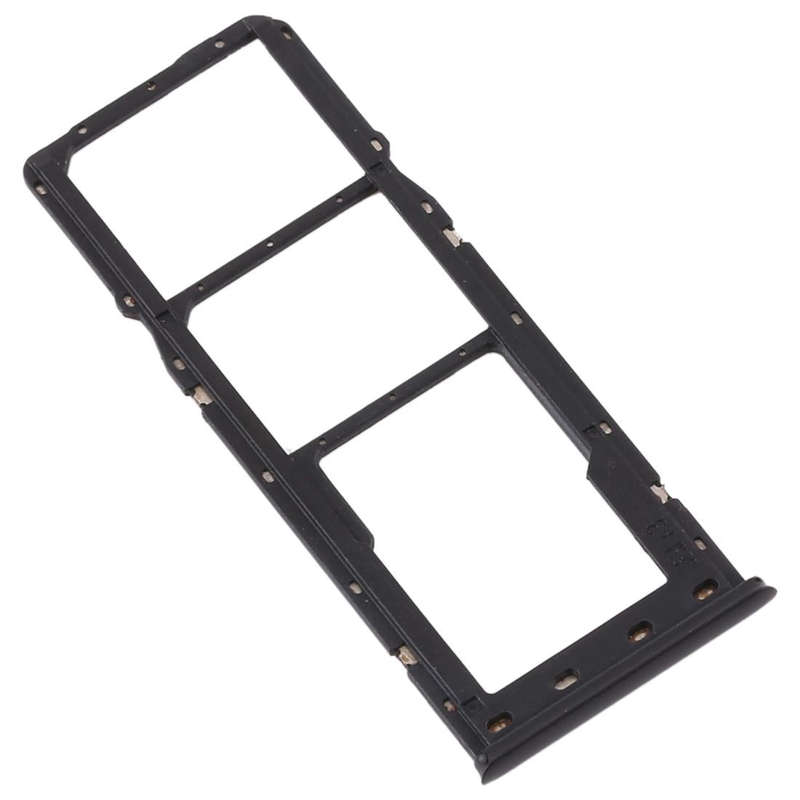 For OPPO Realme 3 Pro / Realme X Lite SIM Card Tray + SIM Card Tray + Micro SD Card Tray (Black)