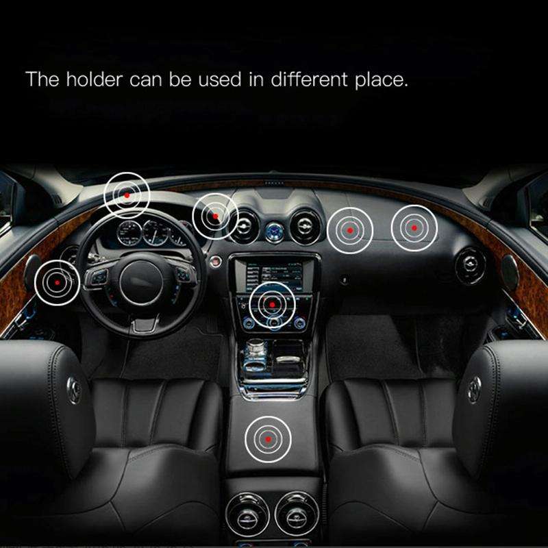 Yesido C38 Car Round Plate Magnetic Phone Holder(Black)