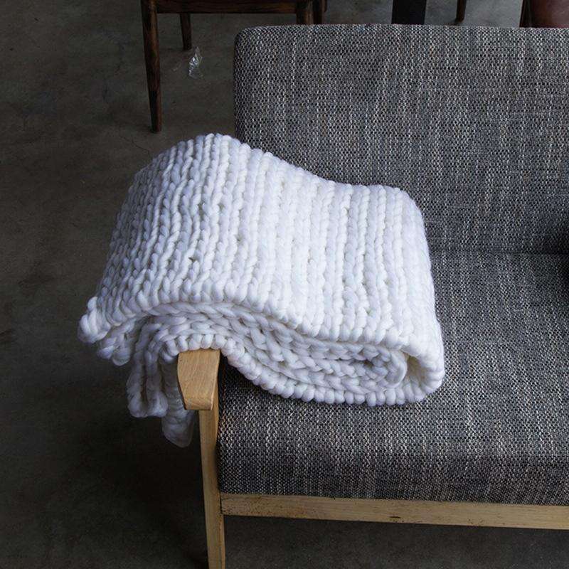 Fashion Handmade Polyester Blanket, Size:60X60cm(Yellow)