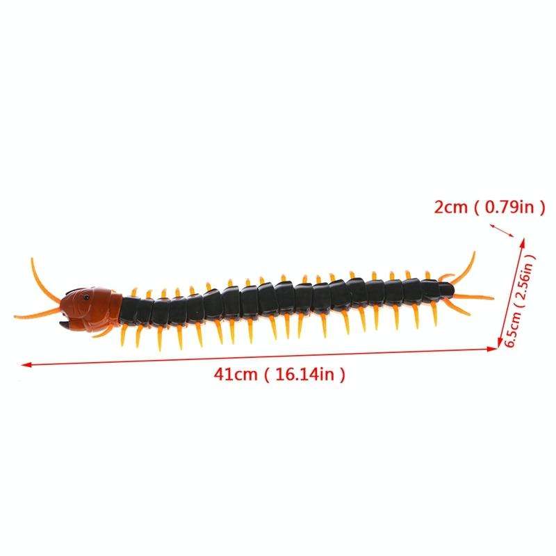 Remote Control Animal Centipede Creepy-crawly Prank Funny Toys Gift for Kids, Color Random Delivery