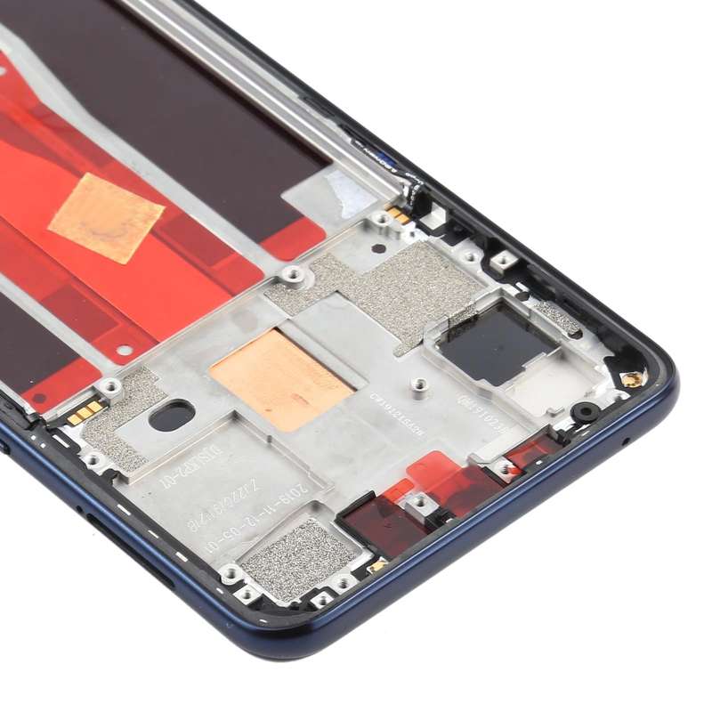 For OPPO Reno3 5G/Reno3 4G PCHM30 CPH2043 Front Housing LCD Frame Bezel Plate (Black)