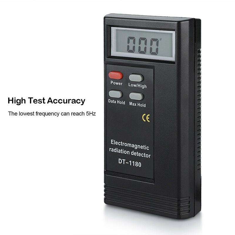 DT-1180 Electromagnetic Radiation Detector Measuring Range 50-1999V/M Electromagnetic Wave Radiat...