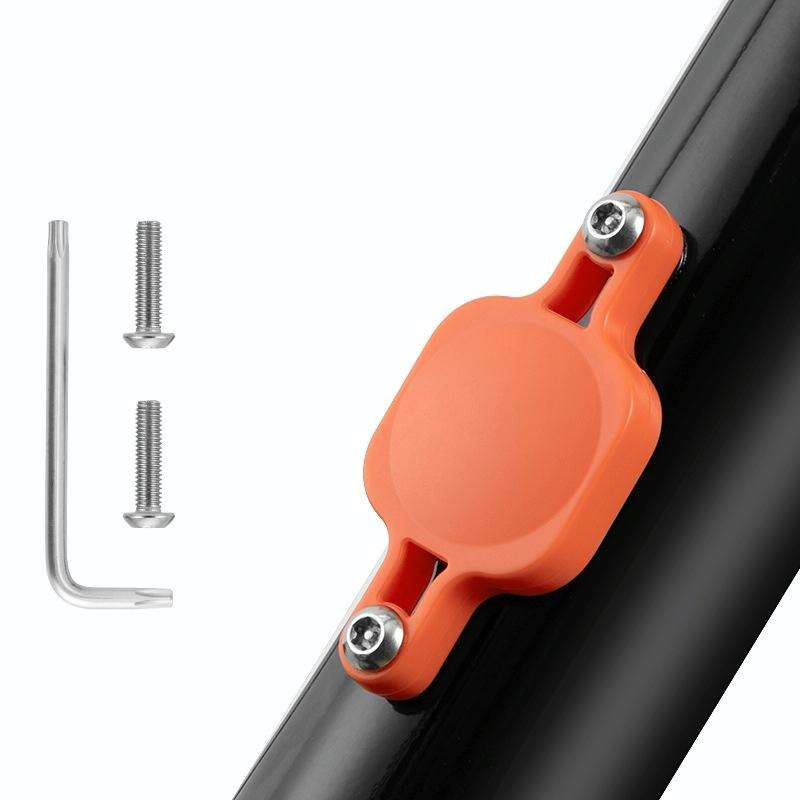 Bicycle Tracker Anti-Lost Cover for AirTag, Color: 4633 Orange
