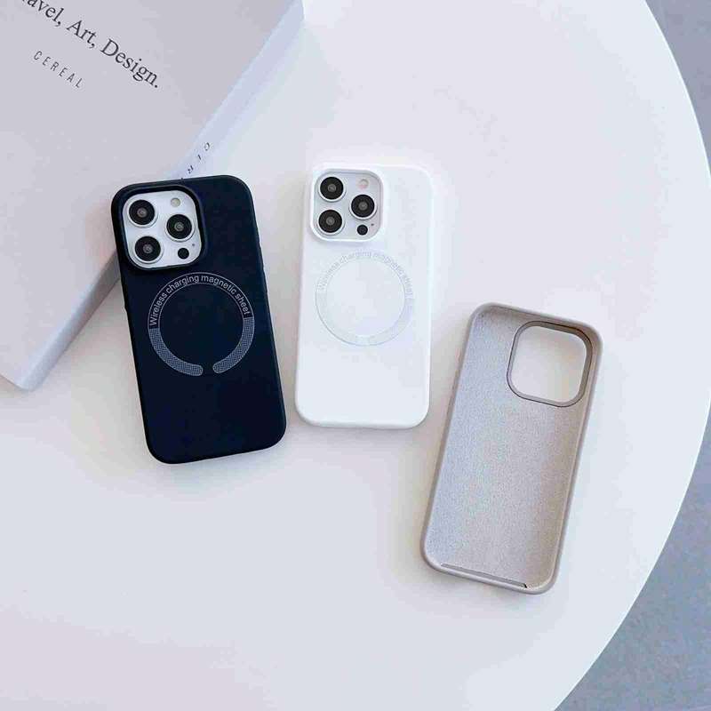 For iPhone 11 MagSafe Magnetic Liquid Silicone Phone Case(Sea Blue)