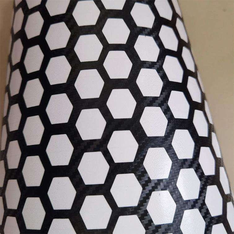 5 PCS Car Honeycomb Tail Lamp Film Universal Personality Modified Light Film Sticker(Carbon Fiber...