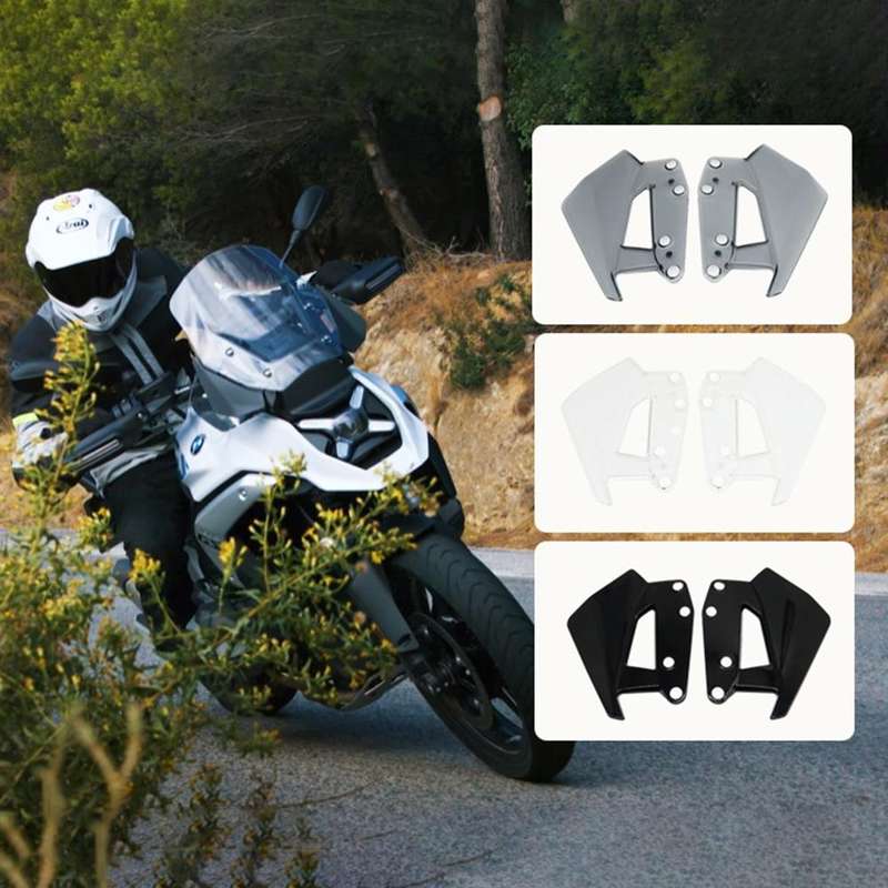 For BMW R1300GS Motorcycle Side Air Deflector Windshield(Grey)