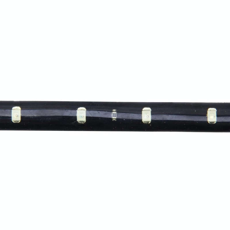 10 PCS 30cm 15 LED Waterproof Flexible Car Strip Light, DC 12V(Orange Light)