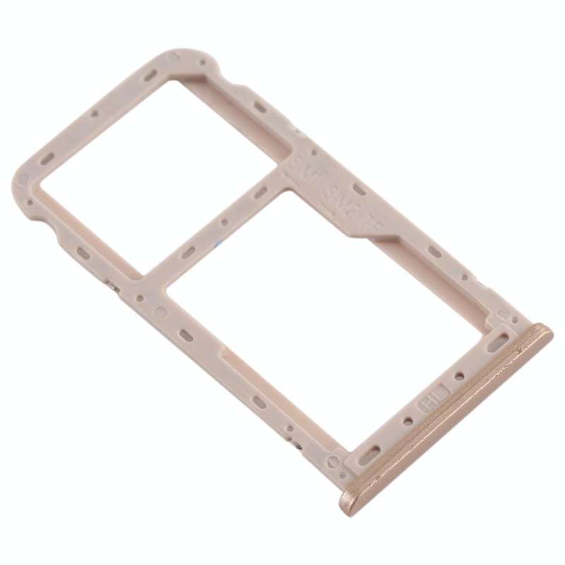 For Meizu M6T SIM Card Tray + SIM / Micro SD Card Tray (Gold)