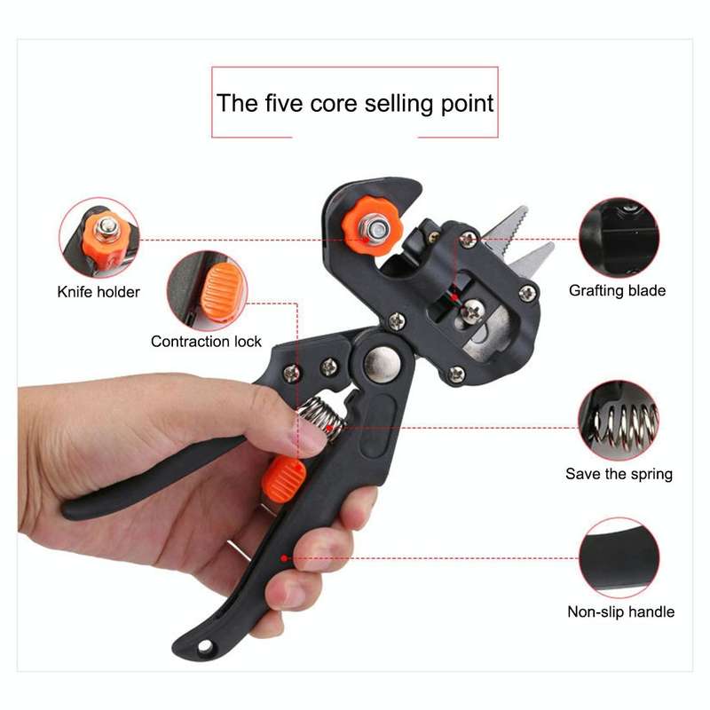 Professional Grafting Tool Set Pruning Scissors Seedling Grafting Machine Grafting Device with Th...