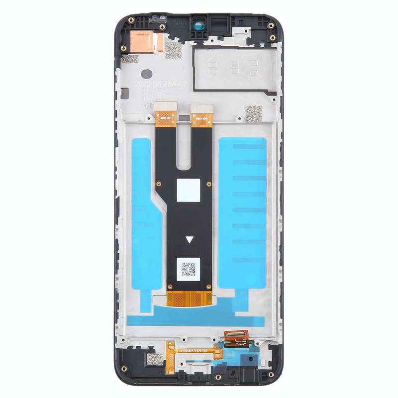 For ZTE Blade V50 Design 4G LCD Screen Digitizer Full Assembly with Frame (Black)