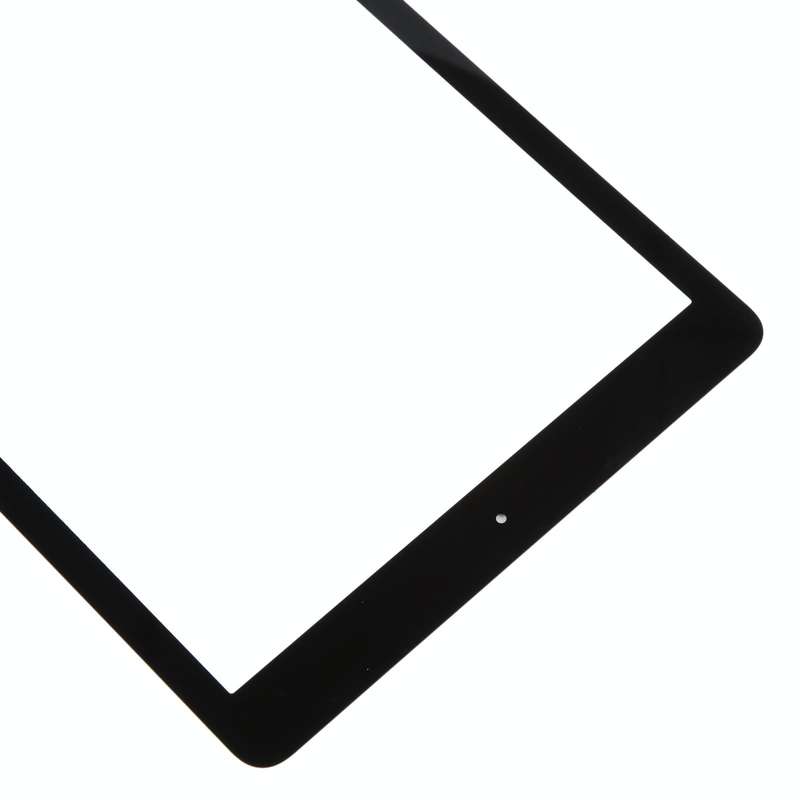 For iPad Pro 9.7 Front Screen Outer Glass Lens with OCA Optically Clear Adhesive(Black)