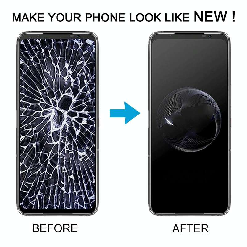 For Asus ROG Phone 7 / 7 Ultimate AMOLED Original LCD Screen Digitizer Full Assembly with Frame(B...