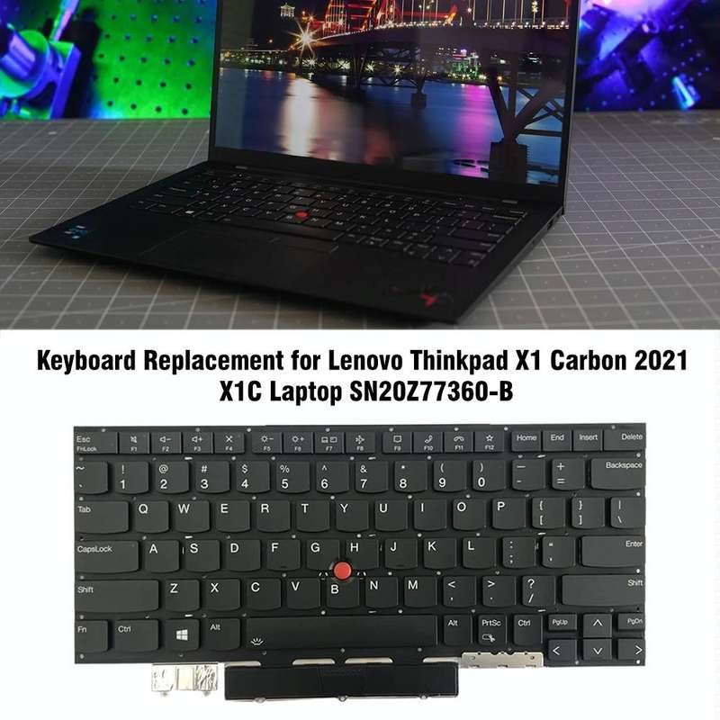 For Lenovo Thinkpad X1C / X1 Carbon 2021 US Version Laptop Backlight Keyboard