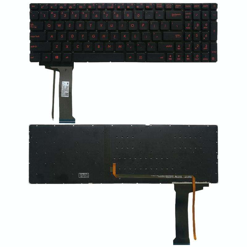 US Keyboard with Backlight for Asus GL551 GL551J GL551JK GL551JM GL551JW GL551JX G552 G552V G552V...
