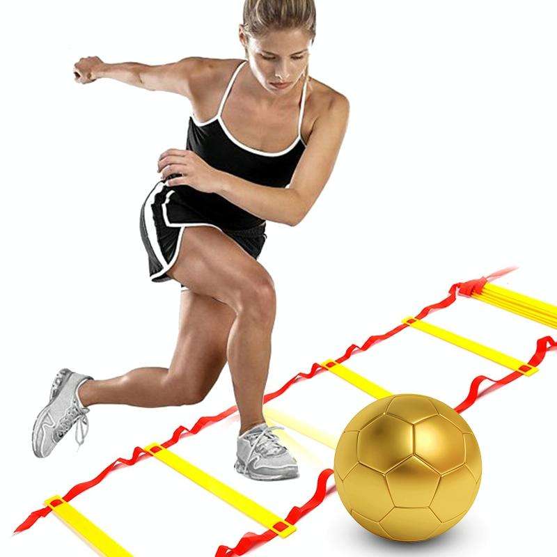 6 Meters 12 Knots Thick Section Pace Training Tough Durable Soft Ladder Football Training Wear Re...