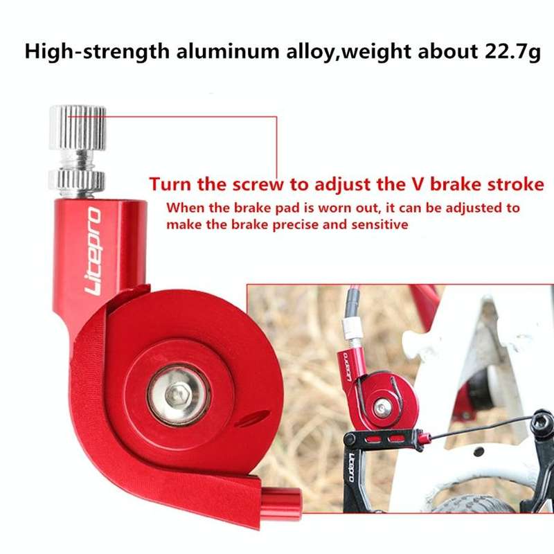 LitePro Bike V-Brake Stroke Converter(Red)
