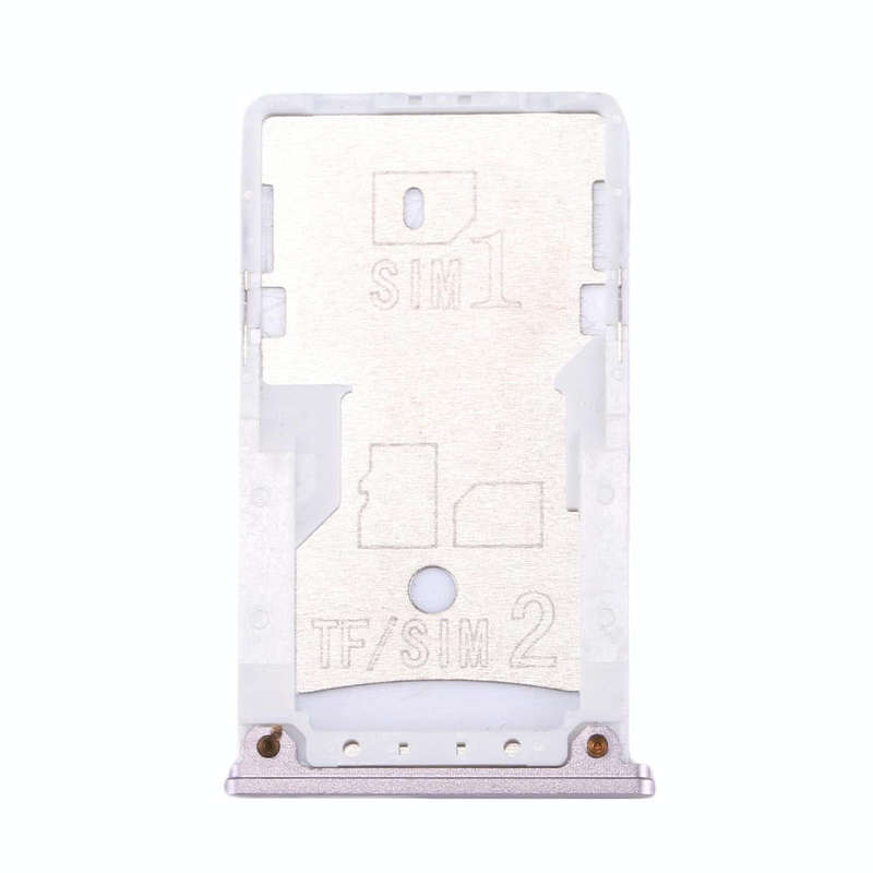 For Xiaomi Redmi 4 SIM & SIM / TF Card Tray(Grey)