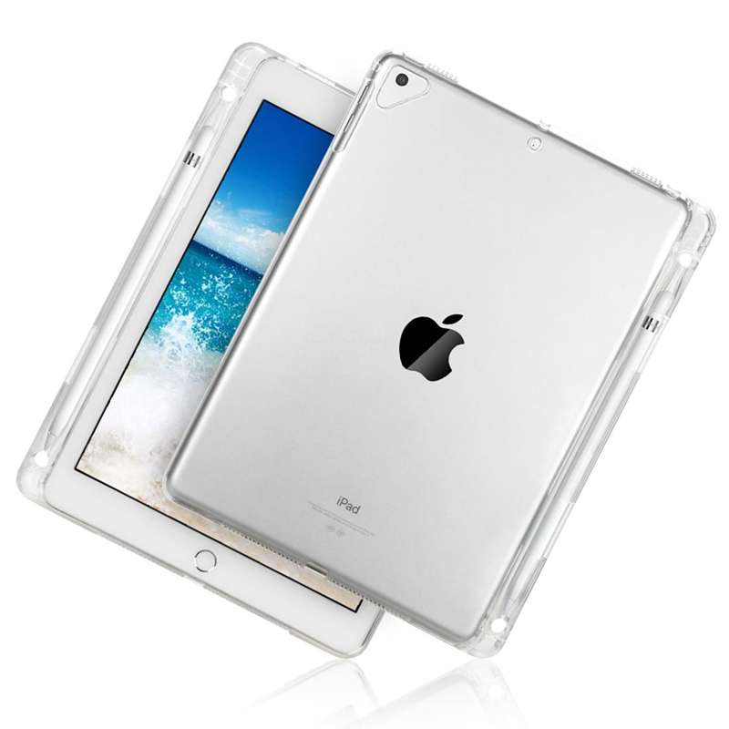 Transparent TPU Soft Protective Back Cover Case for iPad Pro 9.7 inch & iPad 9.7 (2018) & iPad 5 ...