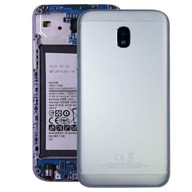 For Galaxy J3 (2017), J3 Pro (2017), J330F / DS, J330G / DS Back Cover (Blue)