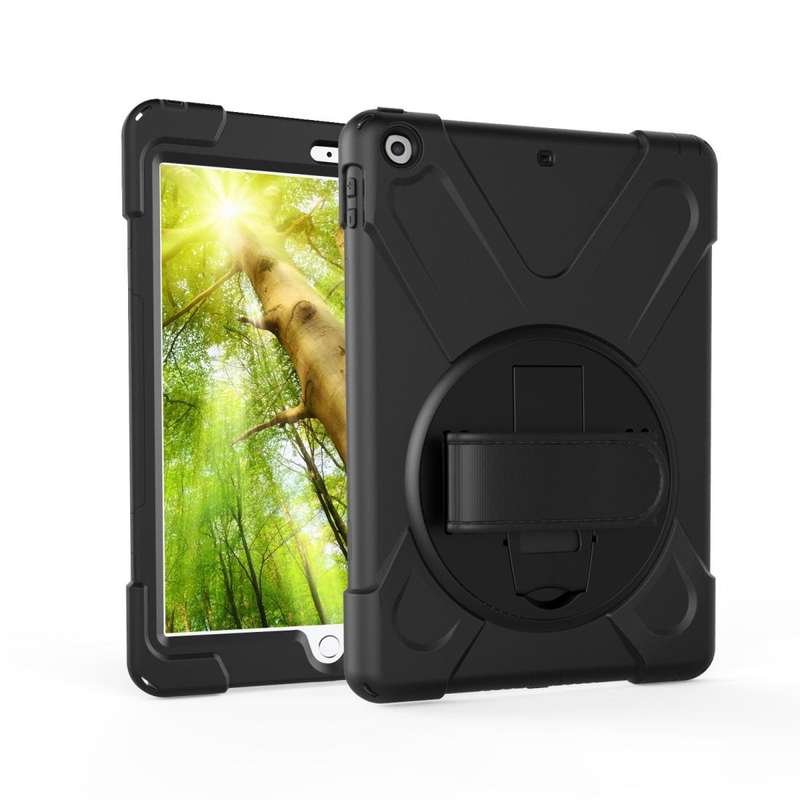 For Galaxy Tab S4 10.5 T830/T835 360 Degree Rotation PC + Silicone Protective Case with Holder & ...