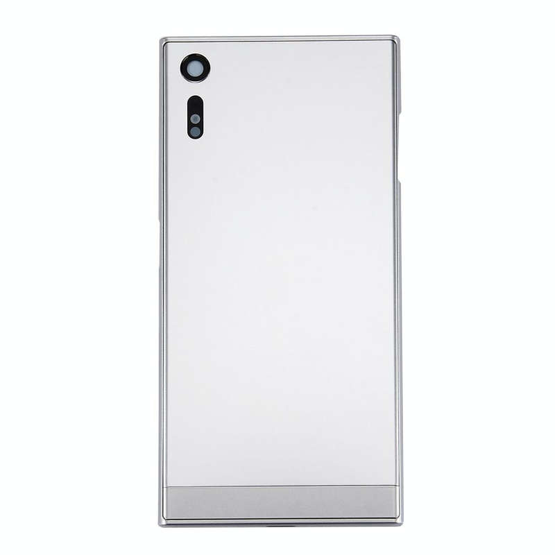 Back Battery Cover + Back Battery Bottom Cover + Middle Frame for Sony Xperia XZ(Silver)