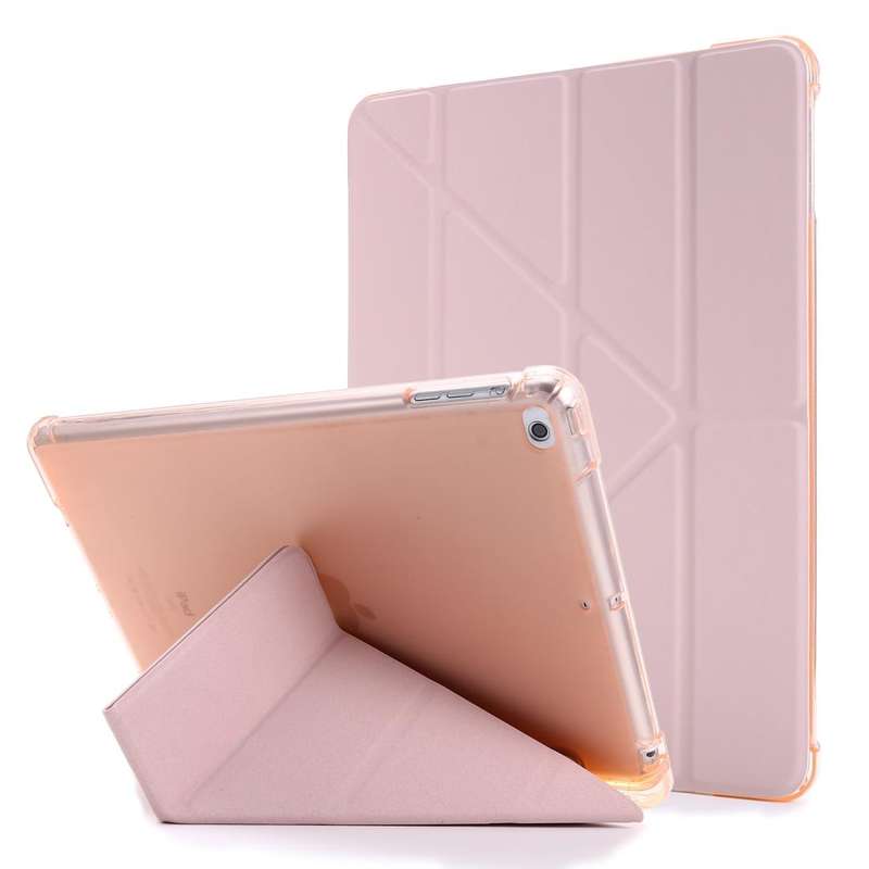 For iPad 9.7 (2018) & (2017) Airbag Deformation Horizontal Flip Leather Case with Holder & Pen Ho...