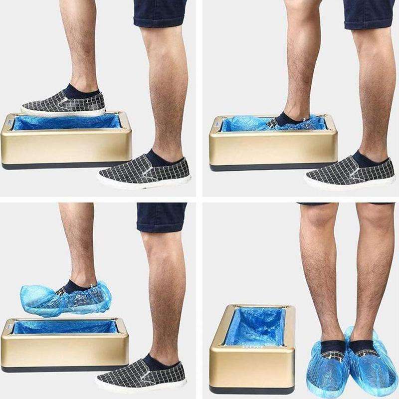 Fully Automatic Anti-epidemic Shoe Film Machine Household Disposable Shoe Cover Machine(Blue)