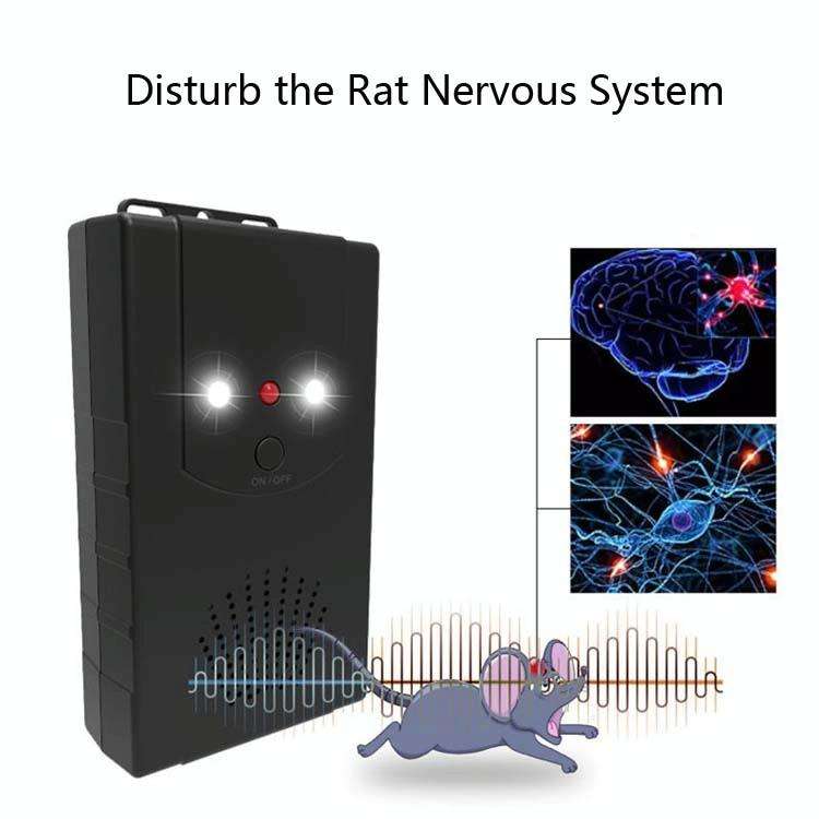 Ultrasonic Car Repeller Car Engine Compartment Electronic Repeller Micro-Light Wave Insect Repell...