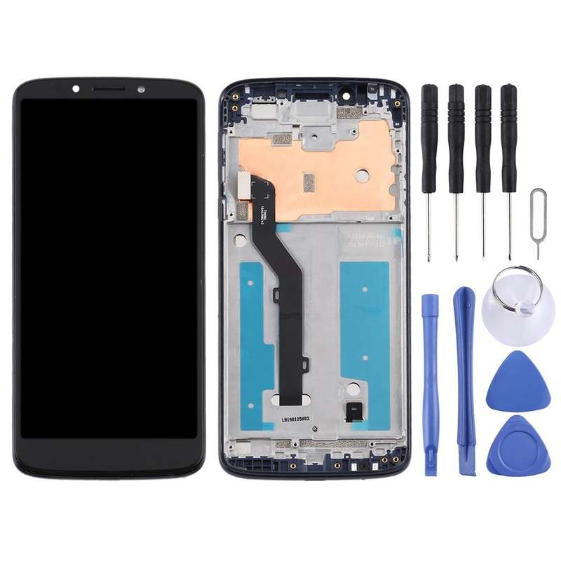 TFT LCD Screen for Motorola Moto E5(US Version)Digitizer Full Assembly with Frame (Black)