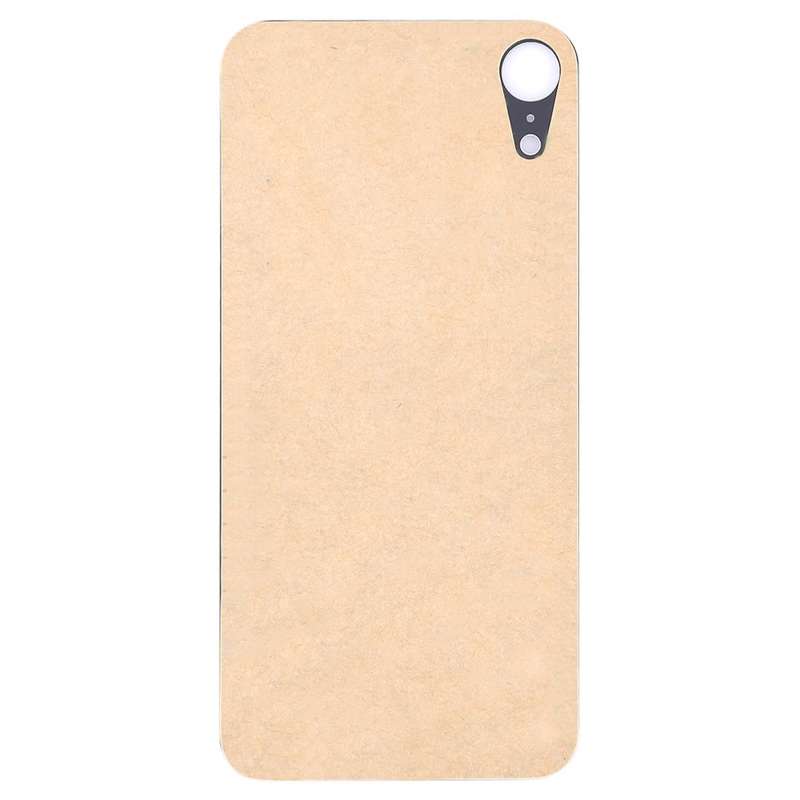 Easy Replacement Big Camera Hole Glass Back Battery Cover with Adhesive for iPhone XR(Coral)