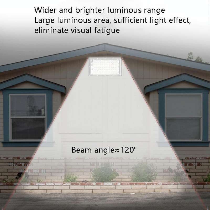 Waterproof LED Construction Site Flood Light, Specs: 200W 144 Beads (Cool White)
